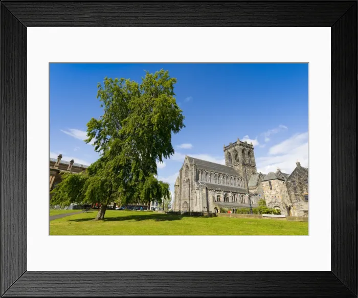Framed Print : Paisley Abbey and tree, Renfrewshire, Scotland, United Kingdom, Europe Framed Print : Paisley Abbey and tree, Renfrewshire, Scotland, United Kingdom, Europe