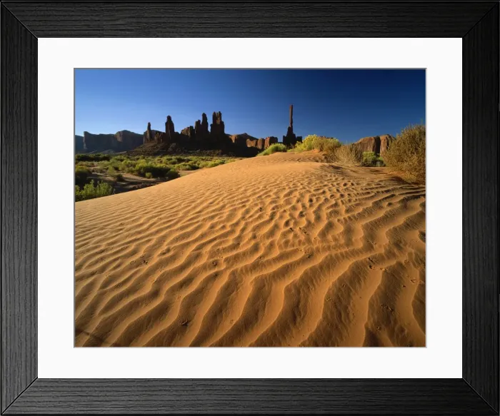 Framed Print : Totem Pole and Sand Springs Framed Print : Totem Pole and Sand Springs