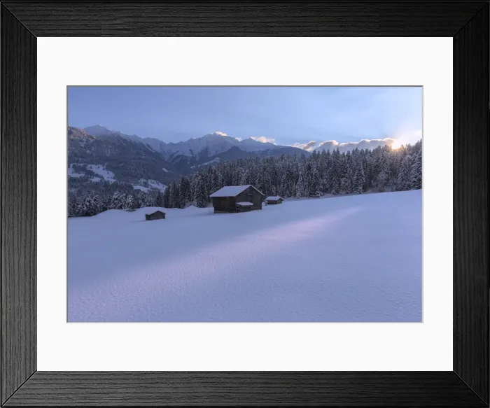 Framed Print : The sun sets behind the trees, Tuora, Flims, Imboden, Graubunden, Switzerland, Europe Framed Print : The sun sets behind the trees, Tuora, Flims, Imboden, Graubunden, Switzerland, Europe