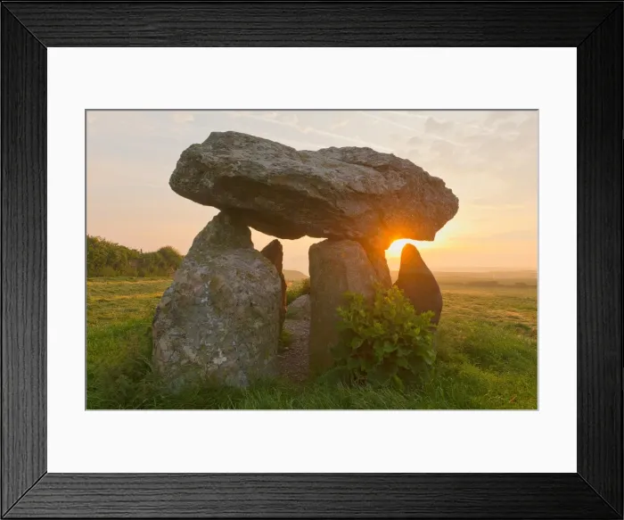 Framed Print : Carreg Samson Dolmen at sunrise, Abercastle, Pembrokeshire, Wales, United Kingdom, Europe Framed Print : Carreg Samson Dolmen at sunrise, Abercastle, Pembrokeshire, Wales, United Kingdom, Europe
