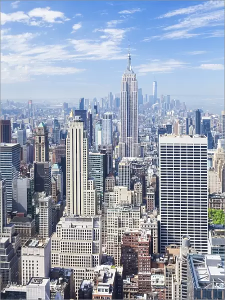 Manhattan skyline, New York skyline, Empire State Building, New York City, United States of America