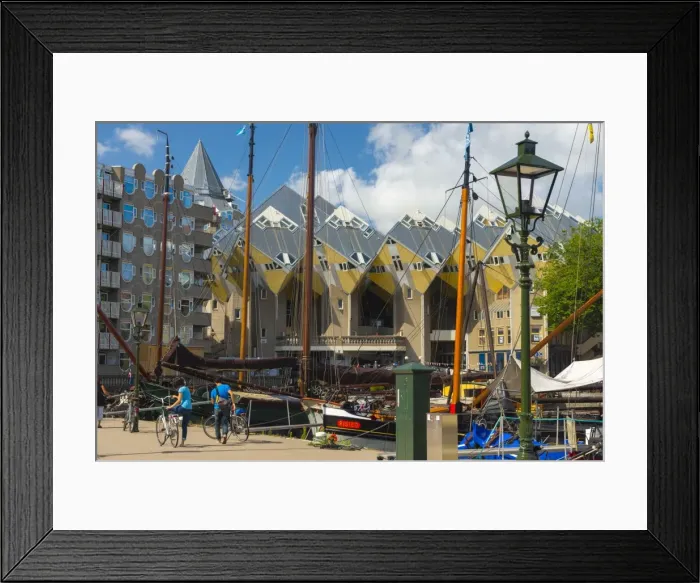 Framed Print : Cube houses (Pole Houses) (Tree Houses), Kubuswoningen, Rotterdam, South Holland Framed Print : Cube houses (Pole Houses) (Tree Houses), Kubuswoningen, Rotterdam, South Holland