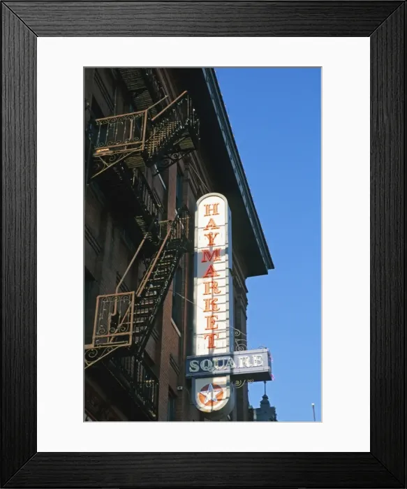 Framed Print : Haymarket District Framed Print : Haymarket District