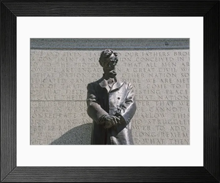 Framed Print : Lincoln statue at Nebraska State Capitol Framed Print : Lincoln statue at Nebraska State Capitol