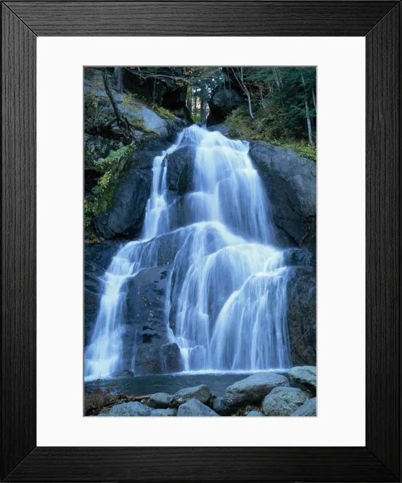 Framed Print : Moss Glen Falls in the Green Mountain National Forest Framed Print : Moss Glen Falls in the Green Mountain National Forest