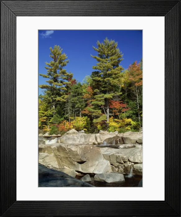 Framed Print : Large boulders in the Swift River Framed Print : Large boulders in the Swift River