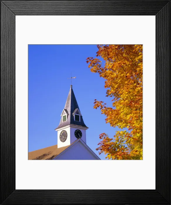 Framed Print : Spire of Sugar Hill Meeting House Framed Print : Spire of Sugar Hill Meeting House