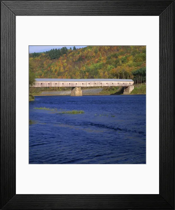 Framed Print : The Cornish-Windsor Bridge Framed Print : The Cornish-Windsor Bridge