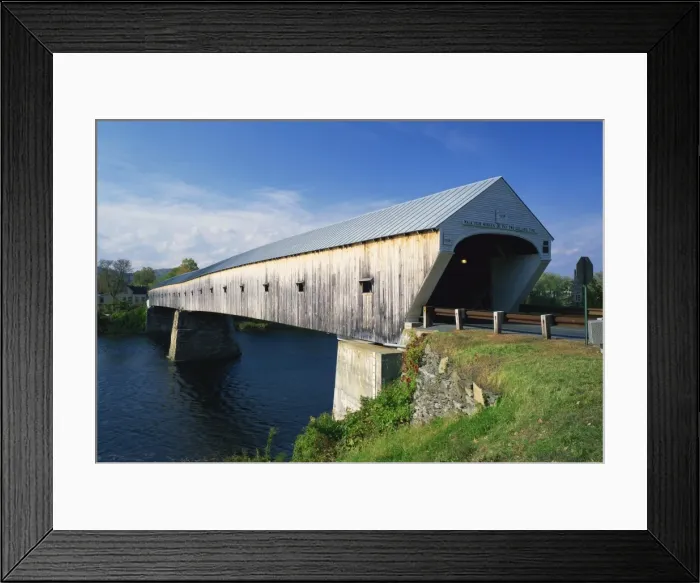 Framed Print : The Cornish-Windsor Bridge Framed Print : The Cornish-Windsor Bridge