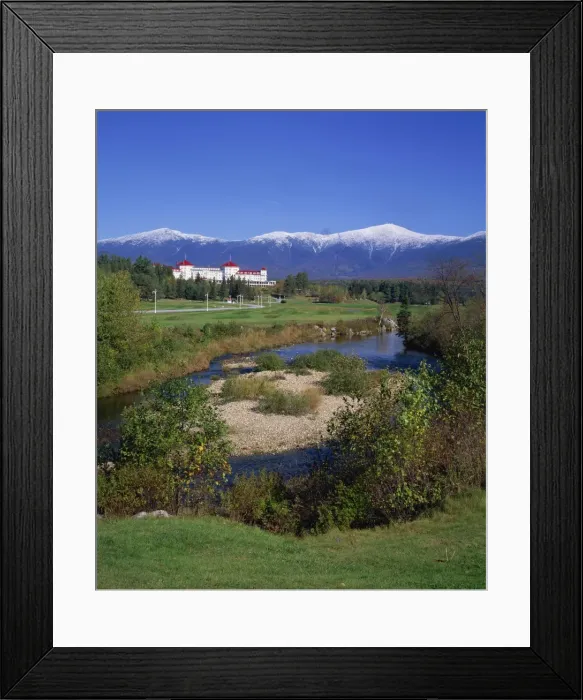 Framed Print : Large hotel below Mount Washington Framed Print : Large hotel below Mount Washington