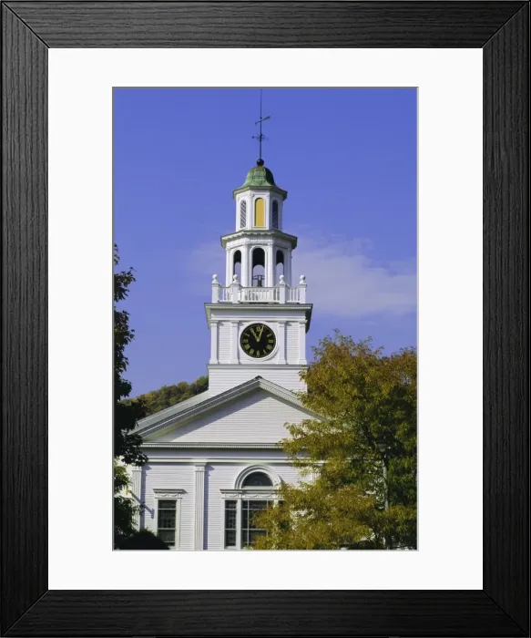 Framed Print : First Congregational church Framed Print : First Congregational church