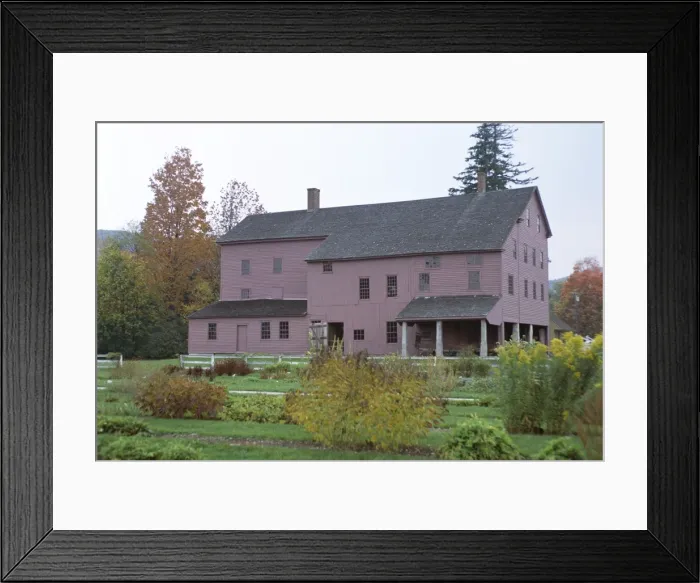 Framed Print : Laundry and machine shop dating from around 1790 Framed Print : Laundry and machine shop dating from around 1790