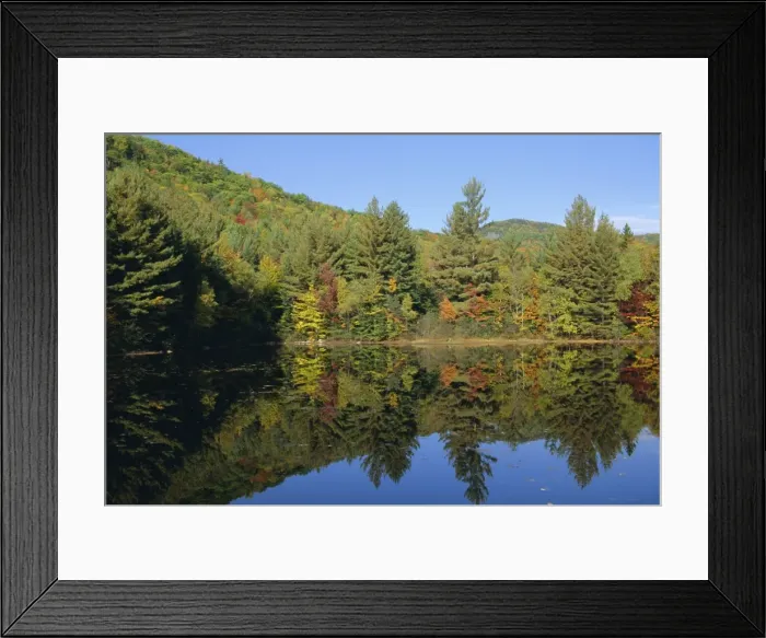 Framed Print : Lake reflections near Jackson Framed Print : Lake reflections near Jackson