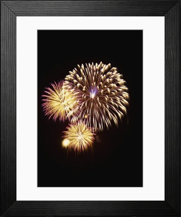 Framed Print : Fourth of July firework display Framed Print : Fourth of July firework display