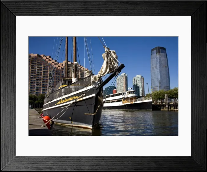Framed Print : Liberty Park Marina Framed Print : Liberty Park Marina
