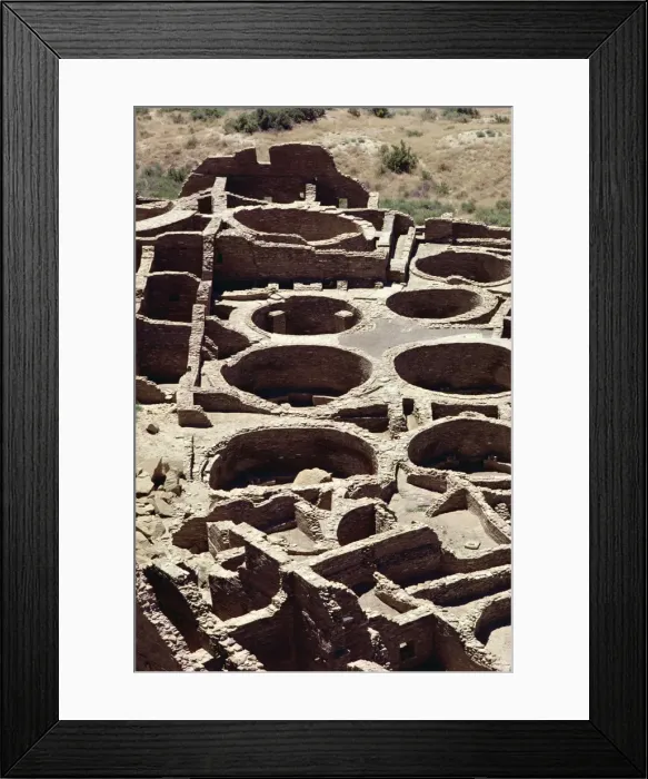 Framed Print : Pueblo Bonito Framed Print : Pueblo Bonito
