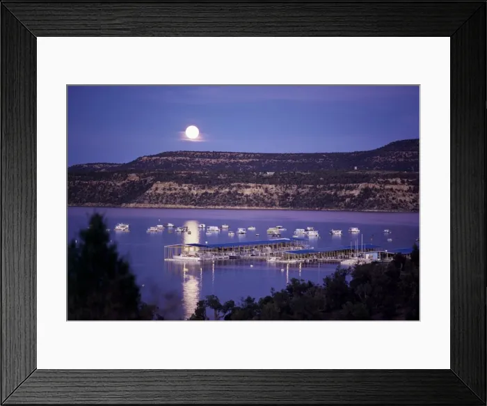 Framed Print : Marina in State Recreation Area Framed Print : Marina in State Recreation Area