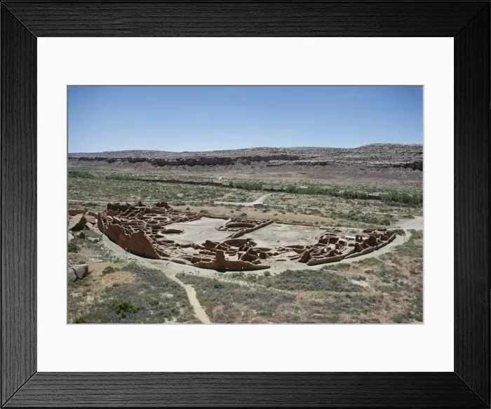 Framed Print : Pueblo Bonito from 1000-1100 AD Framed Print : Pueblo Bonito from 1000-1100 AD
