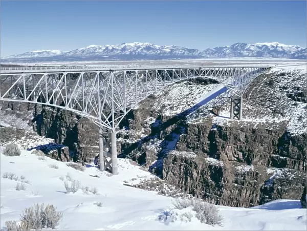 Bridge over Rio Grande Gorge near Taos