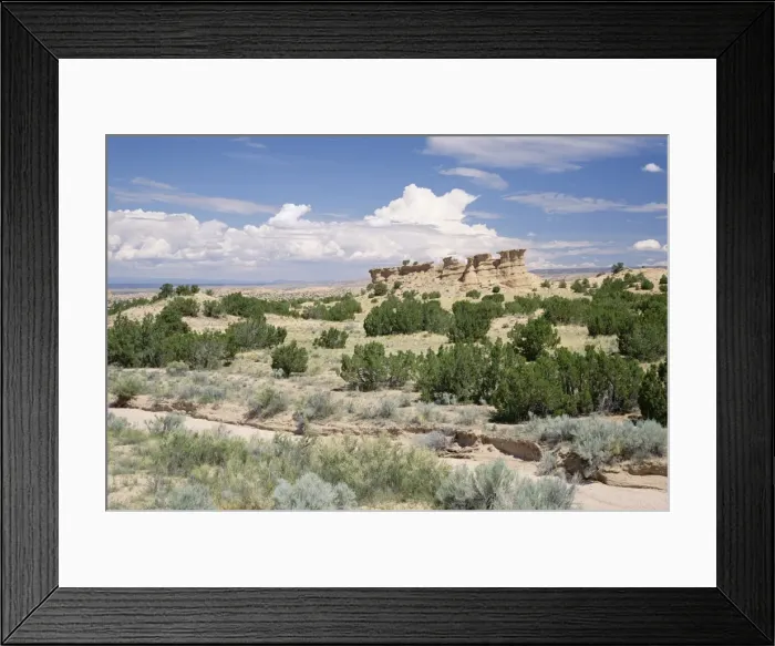 Framed Print : Rock formation on the Nambe Chimayo road Framed Print : Rock formation on the Nambe Chimayo road