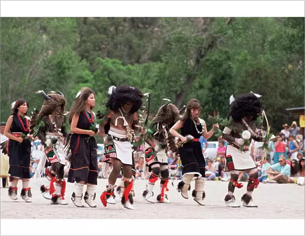 Buffalo dance performed by Indians from Laguna Pueblo on 4th July