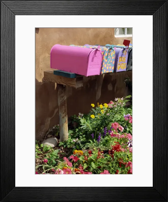 Framed Print : Mail boxes Framed Print : Mail boxes