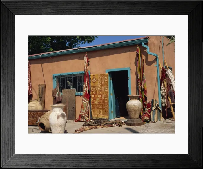 Framed Print : Assorted ethnic items on display outside shop Framed Print : Assorted ethnic items on display outside shop