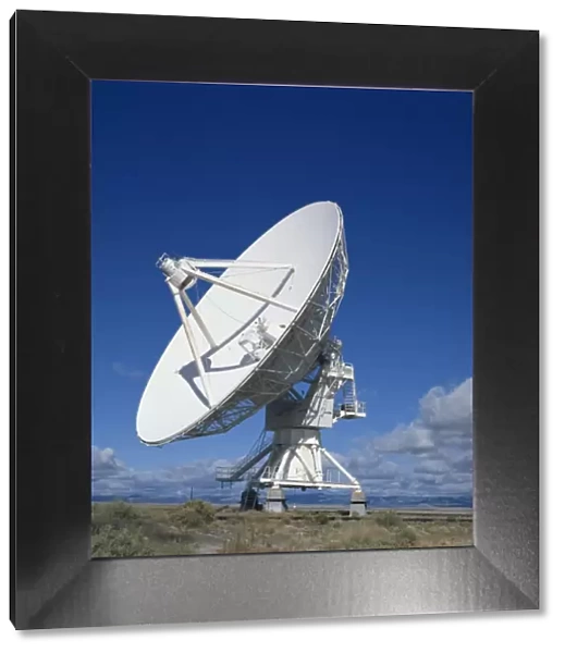 A radio telescope in New Mexico