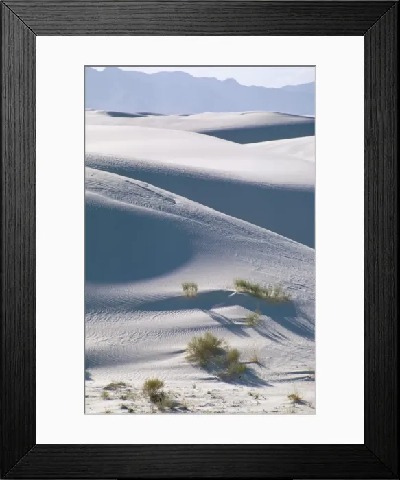 Framed Print : White Sands Desert Framed Print : White Sands Desert