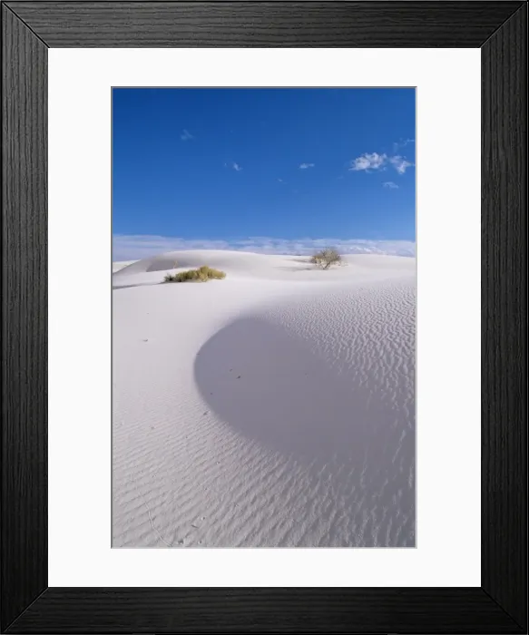 Framed Print : White sand dune Framed Print : White sand dune