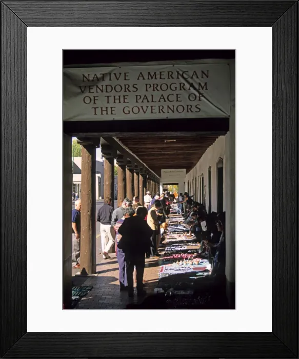 Framed Print : Palace of the Governors Framed Print : Palace of the Governors