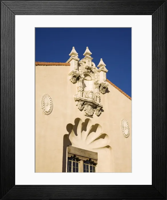 Framed Print : _MG_6855. Detail of the Lensic Theater, Santa Fe Framed Print : _MG_6855. Detail of the Lensic Theater, Santa Fe