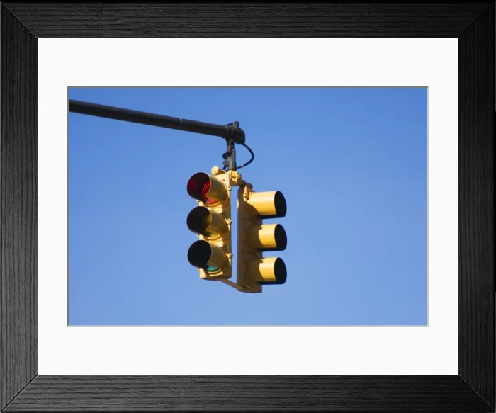 Framed Print : Traffic signals Framed Print : Traffic signals