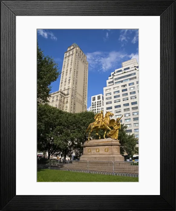 Framed Print : General William Tecumseh Sherman statue Framed Print : General William Tecumseh Sherman statue