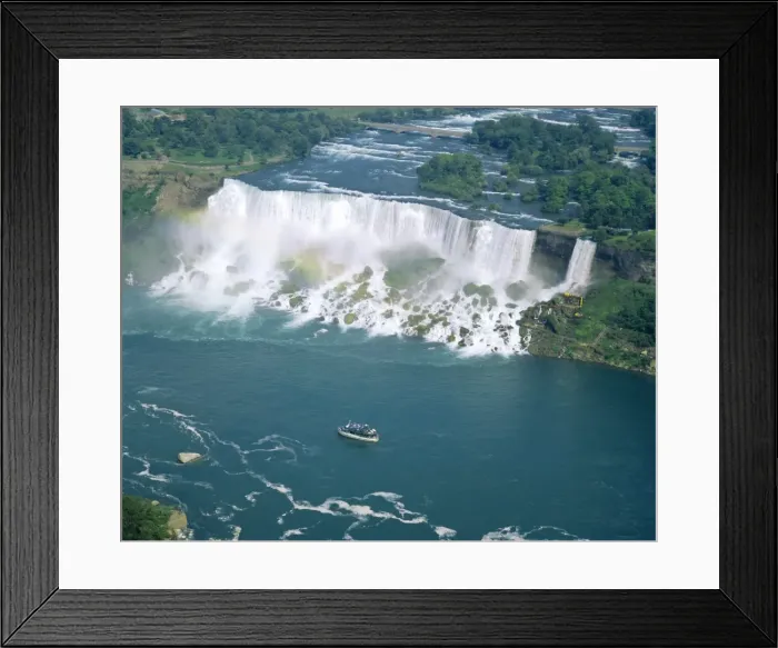 Framed Print : Aerial view of the American Falls Framed Print : Aerial view of the American Falls