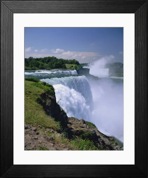 Framed Print : The American Falls at the Niagara Falls Framed Print : The American Falls at the Niagara Falls