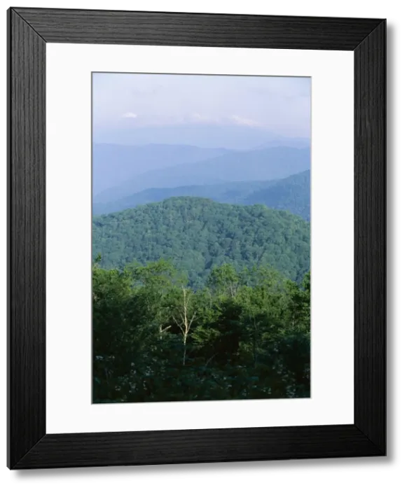 Framed Print : Looking over the Appalachian mountains from the Blue Framed Print : Looking over the Appalachian mountains from the Blue