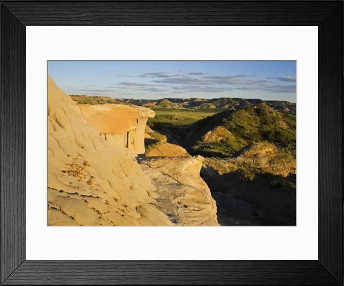 Framed Print : _MG_2588. Slump Block area in Theodore Roosevelt National Park North Unit Framed Print : _MG_2588. Slump Block area in Theodore Roosevelt National Park North Unit
