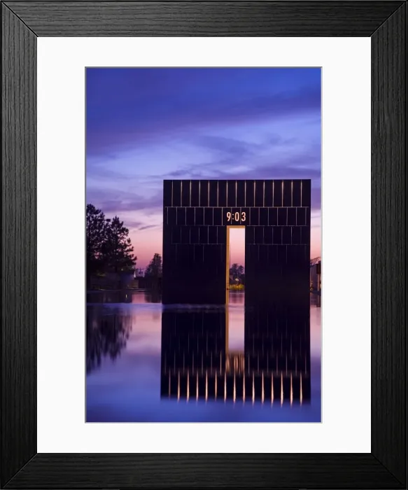 Framed Print : Gate of Time and Reflecting Pool Framed Print : Gate of Time and Reflecting Pool