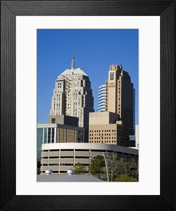Framed Print : Downtown Oklahoma City Framed Print : Downtown Oklahoma City