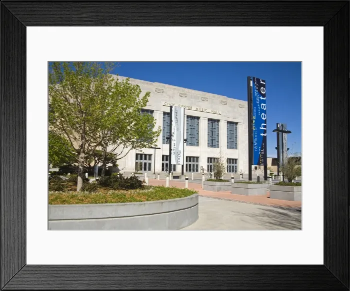 Framed Print : Civic Center Music Hall Framed Print : Civic Center Music Hall