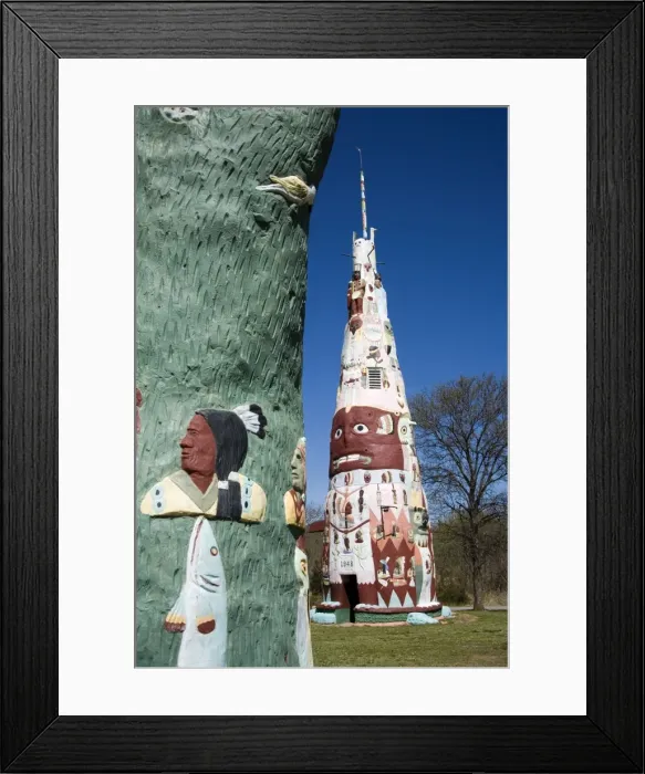 Framed Print : Galloway Totem Pole Park Framed Print : Galloway Totem Pole Park