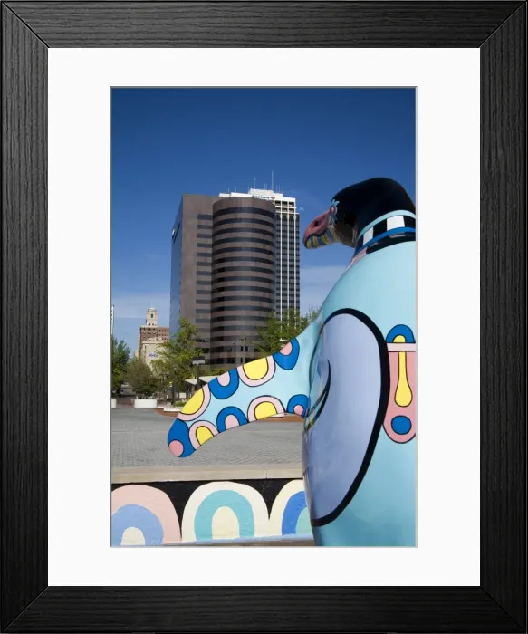 Framed Print : Tulsy the Penguin by Seraphina Wagoner Framed Print : Tulsy the Penguin by Seraphina Wagoner