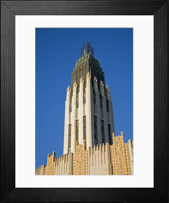 Framed Print : The Boston Avenue Art Deco Church Framed Print : The Boston Avenue Art Deco Church