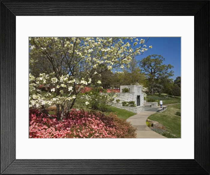 Framed Print : Gilcrease Museum Gardens Framed Print : Gilcrease Museum Gardens