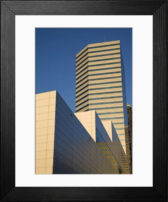 Framed Print : Oklahoma Tower and Norick Downtown Library Framed Print : Oklahoma Tower and Norick Downtown Library