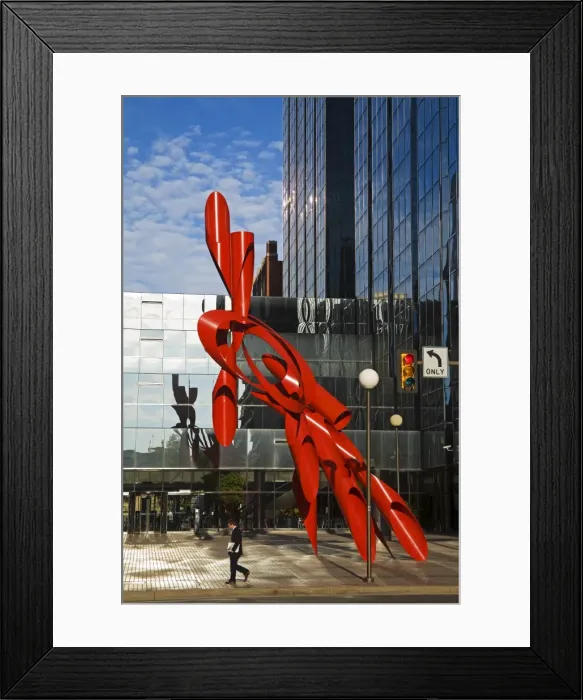 Framed Print : Sculpture by Alexander Liberman Framed Print : Sculpture by Alexander Liberman