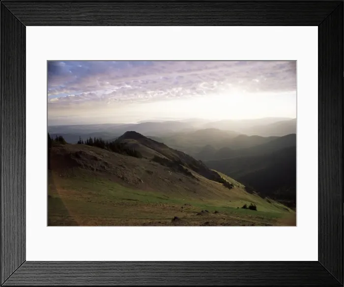 Framed Print : Looking east from the Deer Park Framed Print : Looking east from the Deer Park