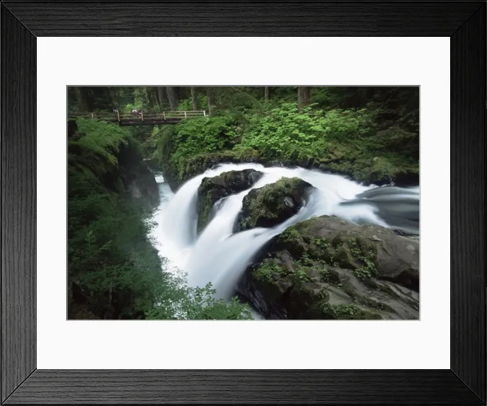 Framed Print : Sol Duc Falls Framed Print : Sol Duc Falls