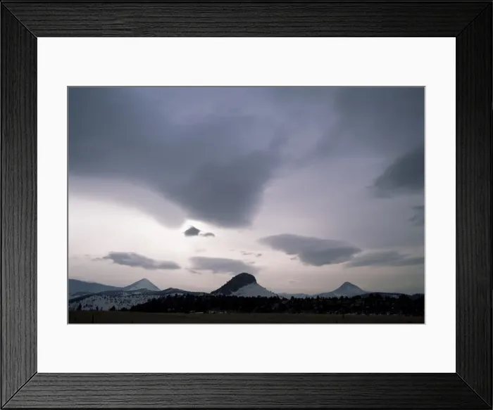 Framed Print : Three small peaks near painted hills Framed Print : Three small peaks near painted hills